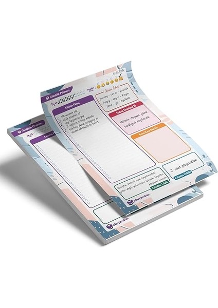 Günlük Planlayıcı Çek Kopar - Daily Planner - Ders Çalışma Planlayıcı - Planlama Defteri fırsatları