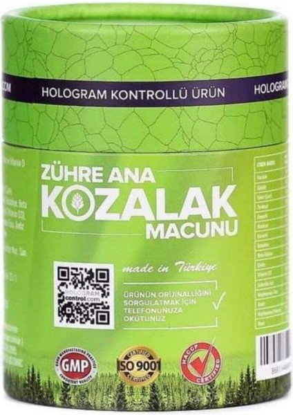Zühre Ana Kozalak Macunu 240GR | Doğal Içerikli Bitkisel Takviye | Orijinal Hologramlı Ürün 15 Günlük Kullanım modelleri