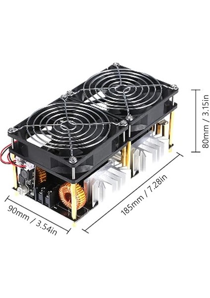 2500W 50A Dc 12-48V Indüksiyonlu Isıtma Kurulu Zvs Güç Kaynağı Modülü Yüksek Frekanslı Alçak Gerilim Flyback Sürücü Isıtıcı Tesla Bobini Isıl Işlem Metal Eritme Için modelleri