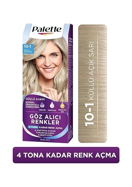 Yoğun Göz Alıcı Renkler Renk Açıcı 10-1 Küllü Açık Sarı modelleri