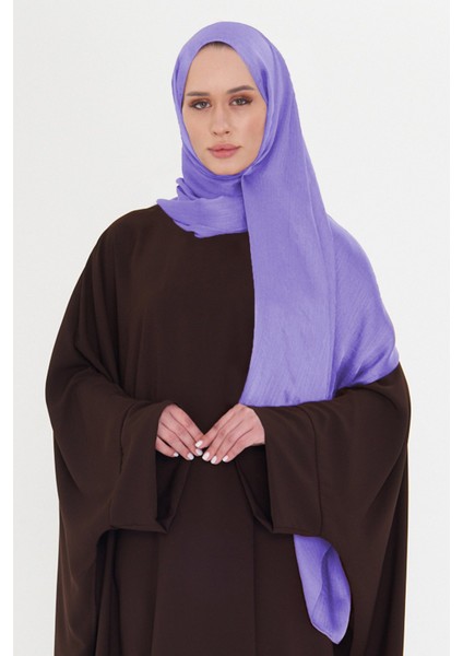 Mor Düz Klasik Şal Turlu Polyester Lüx Janjan 202126_22