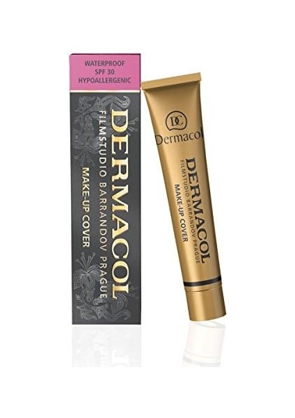 Dermacol Make-Up Cover Su Geçirmez Hipoalerjenik Spf 30 #215 (Tüm Akne Izleri ve Dövmeleri Kapatır)