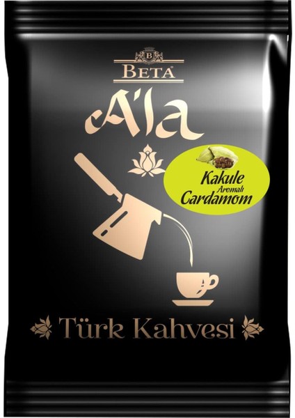 Beta A&apos;la Kakule Aromalı Türk Kahvesi Metalize Poşet 100 gr fiyatları