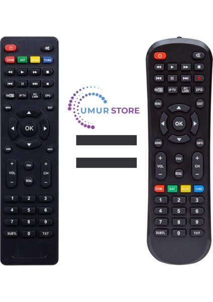 TS-100 Hd-T Serisi USB Tuşlu Uydu Kumandası