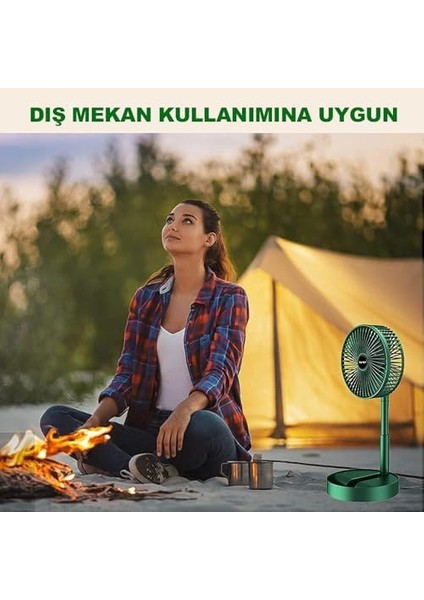 Masaüstü Şarjlı Yükselebilen Fan Soğutucu Fan Klima Serinletici 3 Kademeli Hız Ayarı Asorti Renk fiyatları