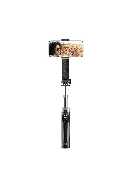 Simple Is Beauty Selfie Çubuğu/tripod SS11 | 360° Dönebilen, Uzaktan Kontrollü, Katlanabilir & Ayarlanabilir, Profesyonel Selfie ve Fotoğraf Çekim, Ergonomik Tasarım 17.5-104CM / Siyah fiyatları