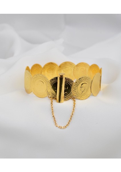 21,40 gr (Gram) Tam Tur 12 Altınlı Kelepcee Yatırımlık 22(916) Ayar Altın