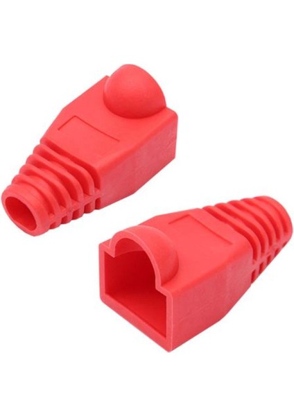 Rj-45 Kırmızı Kılıf 25 Li Paket