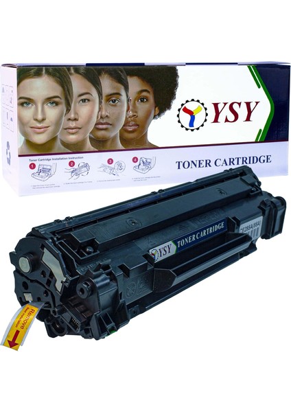 CE285A P1102 M1212NF M1217NFW 1600 Sayfa Verimli P1109W 1102W Muadil Toner Kartuş (Siyah)