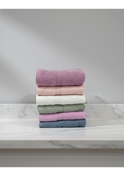 %100 Pamuklu 50X90 El & Yüz Havlusu | Hızlı Kuruyan, Yüksek Emicilik ve Yumuşak Doku