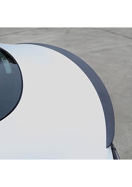Parts Tesla Model Y Performans Spoiler Karbon, Bagaj Kanadı ve 3m Bant ile Kolay Montaj, 3m Yüzey Temizleme Mendili Dahil fırsatları