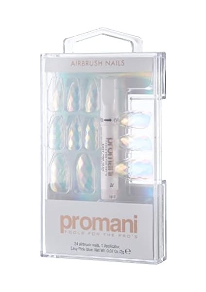 Promani Şeffaf Kristal Takma Tırnak Kiti PR-5672 modelleri