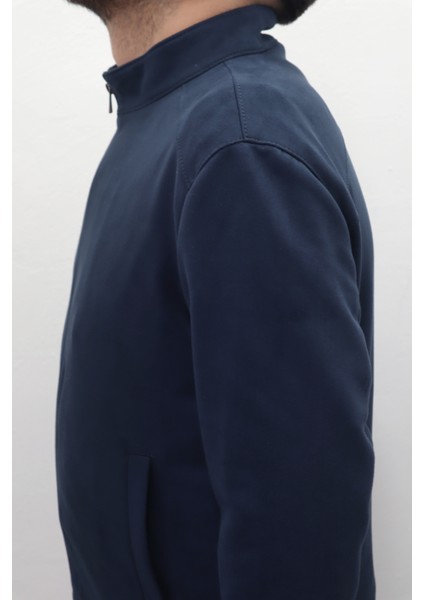 Fistan Store Erkek Hakim Yaka Spor Kesim Normal Kalıp Nubuk Mont modelleri