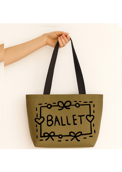Ballet Amour Tasarım Mat Saten Çanta