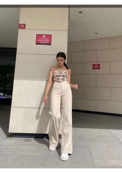 Winner Likralı Bej Salaş Denim Pant. Jean Iç Göstermez fiyatları