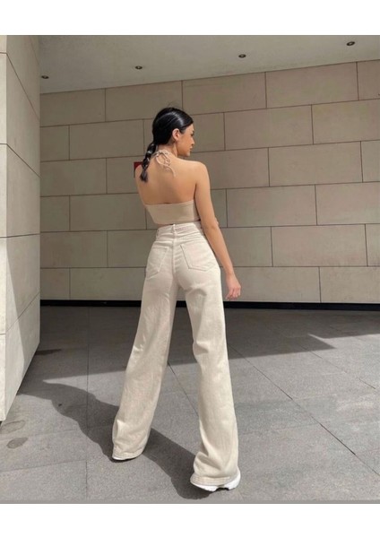 Winner Likralı Bej Salaş Denim Pant. Jean Iç Göstermez modelleri