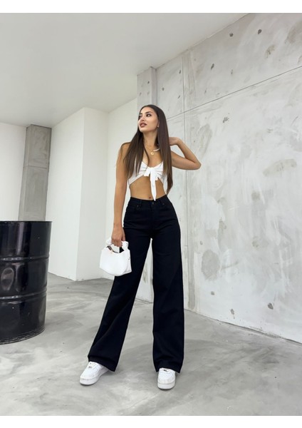 Armour Yüksek Bel Likralı Palazzo Bol Paça Jean (New) modelleri