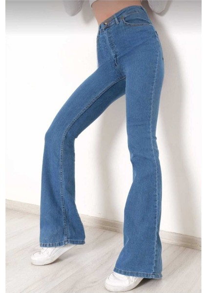 jean Aideen Jeans Kadın Yüksek Bel Ispanyollikralı Denim Pantolon fırsatları