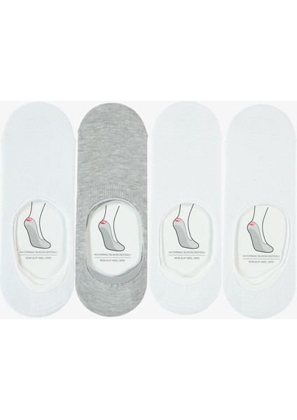 Unıted4 Core Erkek Beyaz 3'lü Çorap