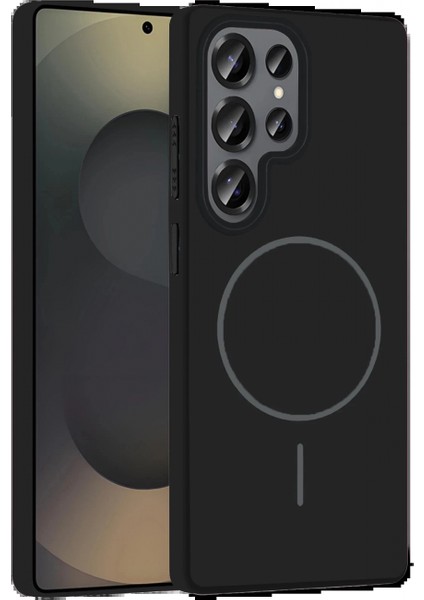 Samsung Galaxy S25 Ultra Broş Magsafe Kapak - Siyah