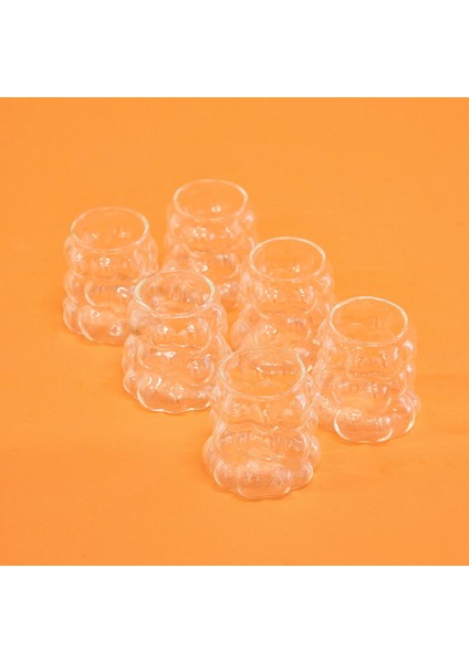 Grape 6'lı Kahve Yanı Su Bardağı - Şeffaf - 60 ml modelleri