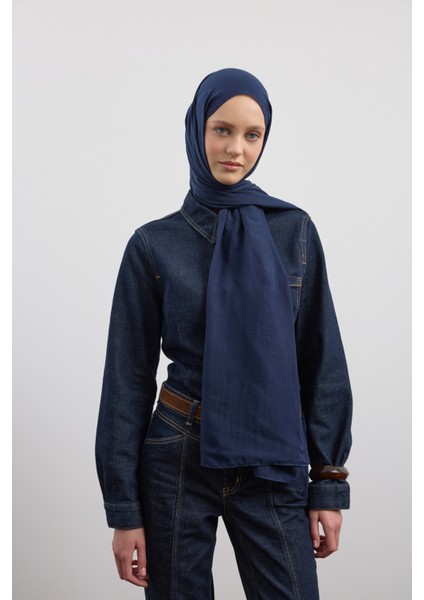 Organik Crash Şal Lacivert fiyatları