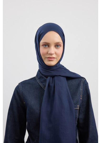 Organik Crash Şal Lacivert modelleri