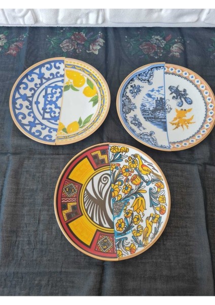 Karışık Pasta Tabağı 6 Kişilik Pasta Tabağı Seti