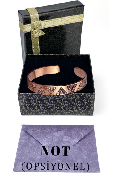 El Yapımı Ayarlanabilir Kalın Saf Bakır Bileklik, Bakır Bilezik BB-338 fiyatları