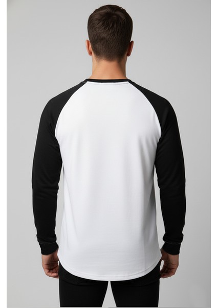 Erkek Gri Fitilli Şardonlu Sweatshirt - Pamuklu, Likralı, Rahat Kalıp Sweatshirt 2601510 fiyatları