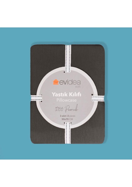 Soft Fırfırlı 2'li Yastık Kılıfı - Antrasit - 50X70 cm modelleri