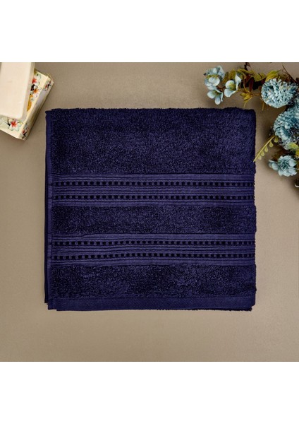 Soft Lapa Yüz Havlusu - Lacivert - 50X90 cm