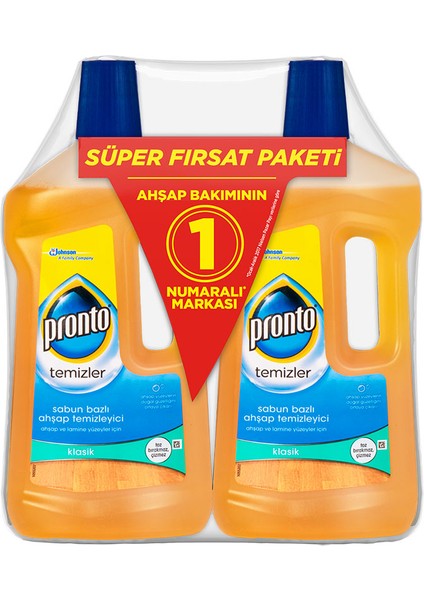 4 Adet Pronto Ahşap Temizleyici 750 ml 2'li Set fiyatları