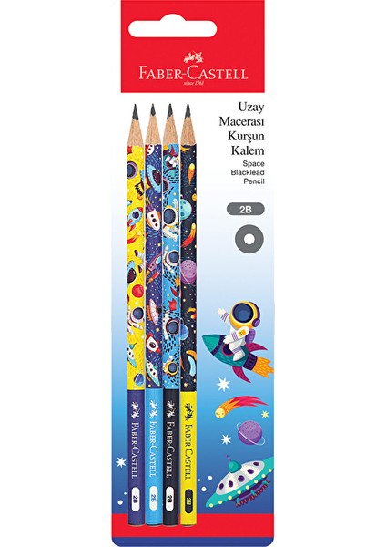 2 Adet Fc Bls Uzay Macerası Kurşun Kalem ,4'lü