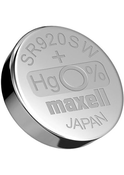 x Maxell 371 SR920SW Gümüş Oksit 0 Mercury Saat Pilleri, 5 Adet fiyatları