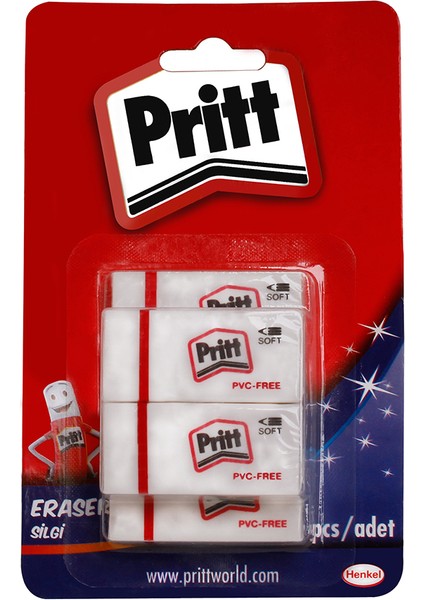 3 Adet Pritt Beyaz Silgi 5'li 2'si Hediye fiyatları