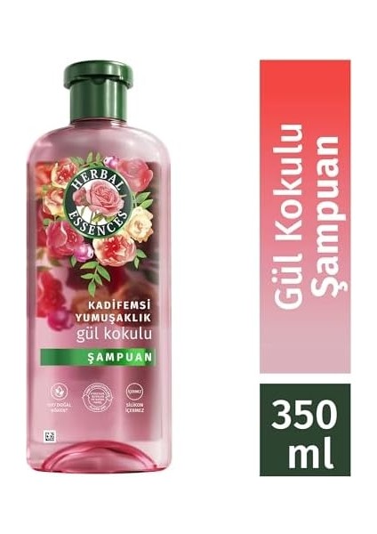 Herbal Essences Kadifemsi Yumuşaklık Gül Kokulu Şampuan 350ML fiyatları