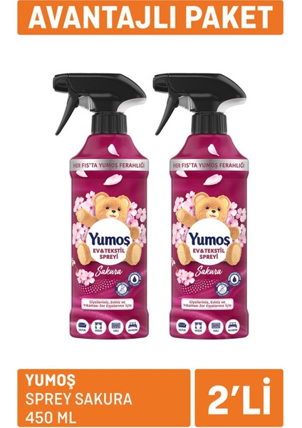 Sprey Sakura 2 x 450 ml 3 Adet