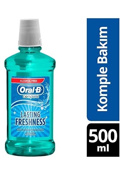 Oral-B Complete Ağız Çalkalama Suyu Komple Bakım 500 ml (Alkolsüz) fiyatları
