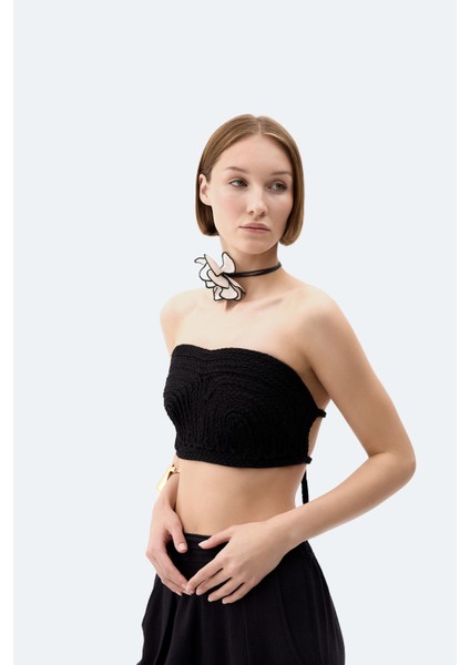 Siyah Keten Büstiyer modelleri