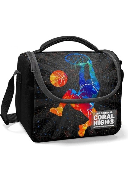 High Gri Basketbol Isı Yalıtımlı Beslenme Çantası - Kız Çocuk