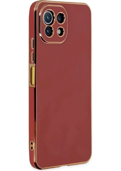 Xiaomi Mi 11 Lite Kılıf Volet Silikon - Kırmızı (K95)