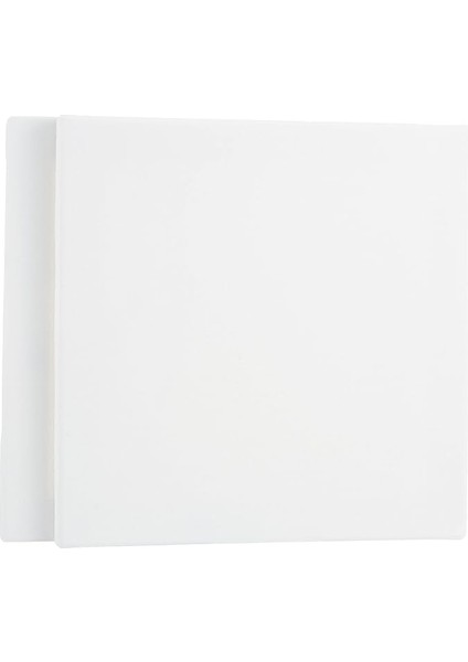 25X25 cm 2'li Pamuklu Tuval Paketi - Yağlı, Sulu, Akrilik Boya Çalışmaları Için