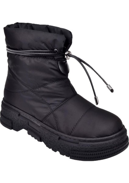 Kalın Taban Spor Kadın Bot SMS-3676 Siyah