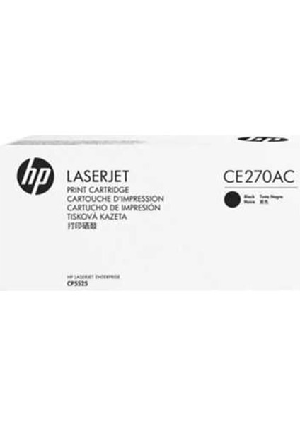 CE270AC Black Siyah 13.000 Sayfa Toner Taahhütlü Proje Ürünü