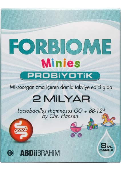 Forbiome Minies 10 Milyar Mikroorganizma Içeren 8ml Damla fiyatları