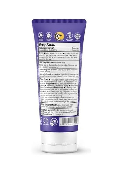 Badger Macera Sporları Organik Güneş Kremi SPF50 87ML
