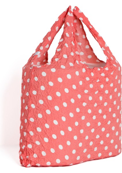 Genişleyen Puantiyeli Pembe Alışveriş Çantası fiyatları