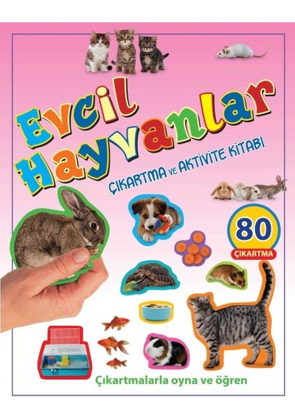 Evcil Hayvanlar - Çıkartma ve Aktivite Kitabı