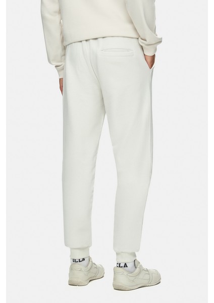 Madoc Kemik Rengi Daralan Kesim Paçası Lastikli Baskılı Standard Fit Erkek Eşofman Alt fırsatları